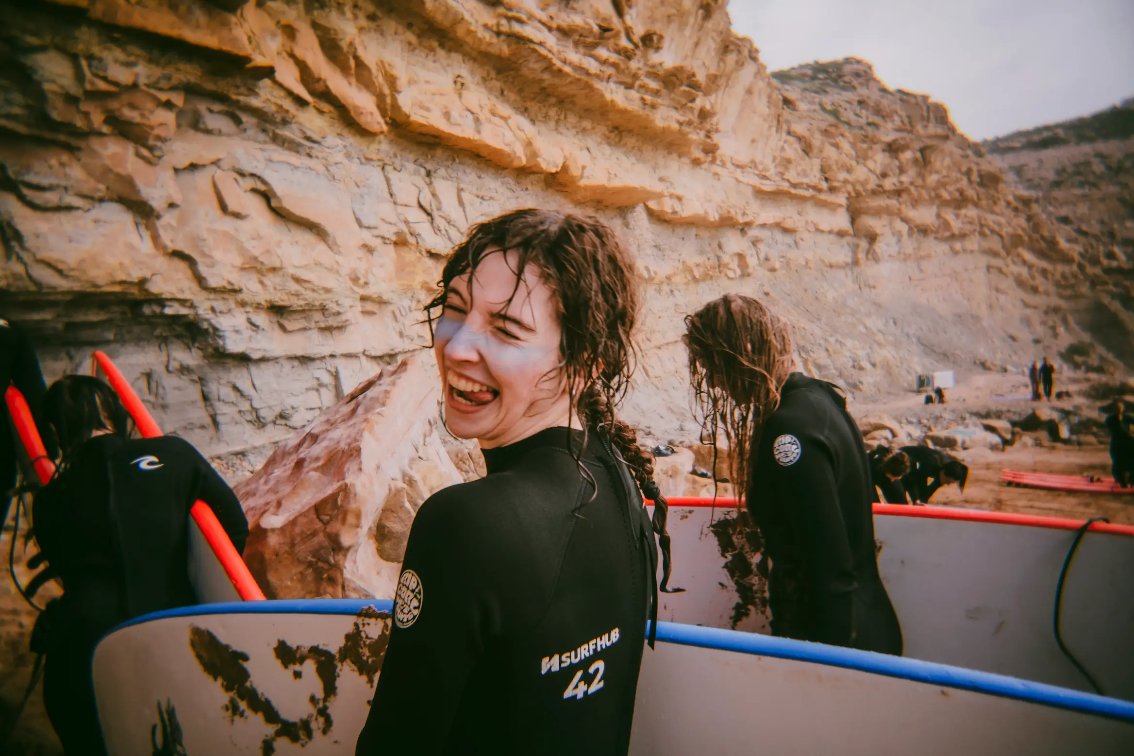 Surfing session